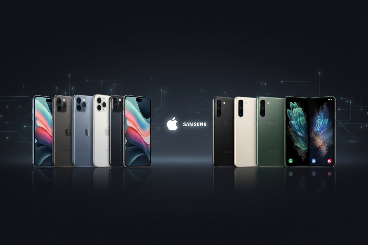 Apple & Samsung Phones Banner